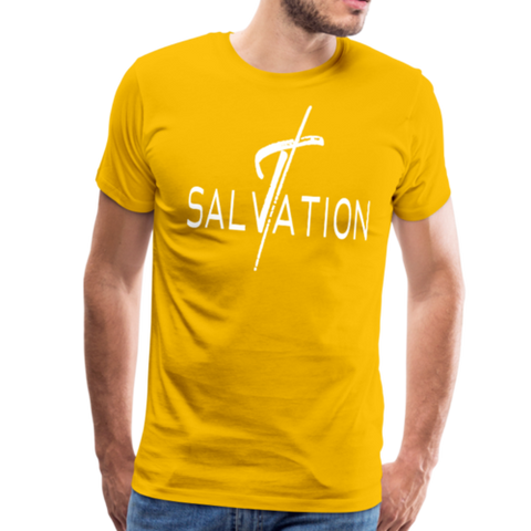 Mens T-Shirts, Salvation Graphic Text Shirt