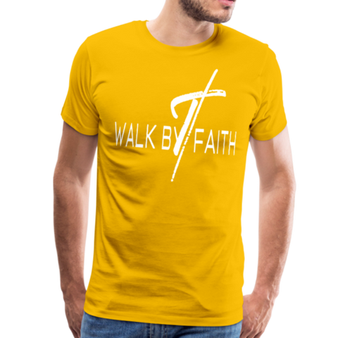 Walk by Faith Mens Classic T-Shirt