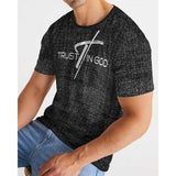 Trust in God Distressed Graphic Style Mens T-Shirt