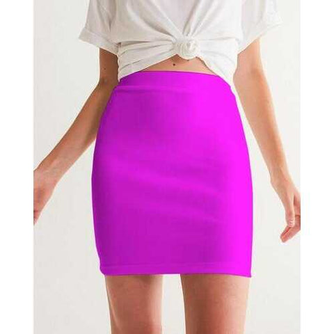 Womens Skirts, Hot Pink Style Mini Skirt