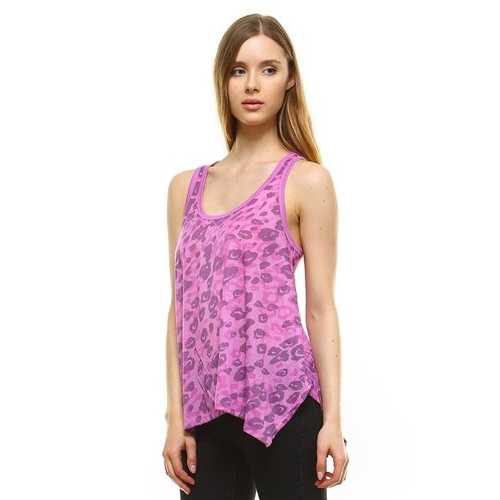 Women's Animal Print Jersey Tank Top