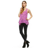 Women's Animal Print Jersey Tank Top