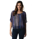 Women's Printed Chiffon Top