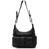 AFONiE Collection Timeless Black  Genuine Leather Women Purse