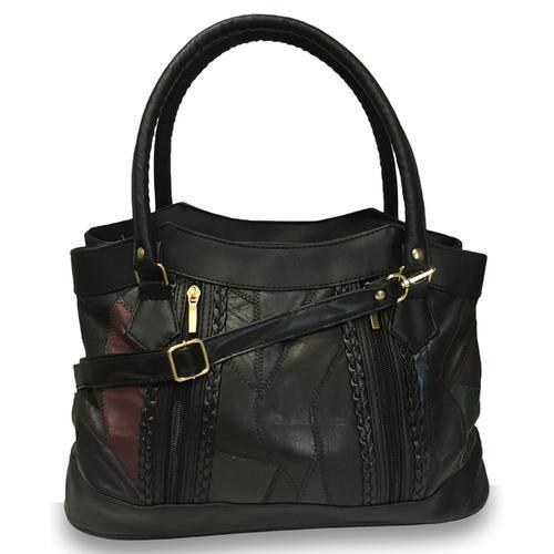 AFONiE- Braided Off The Shoulder Hobo Leather Handbag