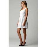 Women's Belted Fit & Flare Lace Dress