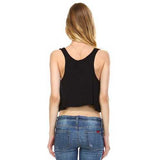 Women's Solid Color Loose Crop Tank