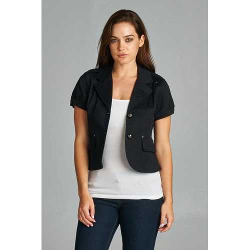 Women's Button Down Jacket with Pockets