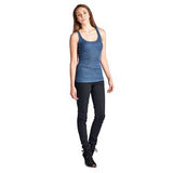 Women's Henley Tank with Lurex Thread