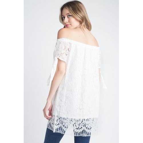 Women's Off shoulder Lace Top