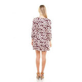 Women's V-Neck Long Sleeve Floral Print Dress