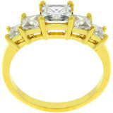 5-Stone Anniversary Ring in Goldtone