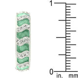 Aqua Eternity Enamel Ring