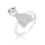Cubic Zirconia Giraffe Ring