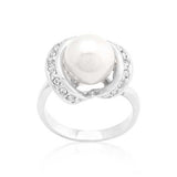 Single Pearl Cocktail Ring