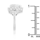 Heart Halo Engagement Ring