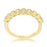 Bea 0.27ct CZ 14k Gold Delicate Band