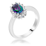 Mystic CZ Petite Oval Ring