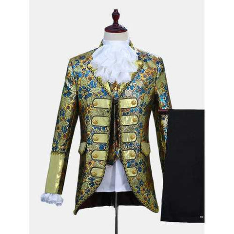 Classic Six Pieces Floral Prince Dress Suit