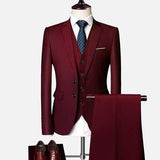 Three Pieces Wedding Suit