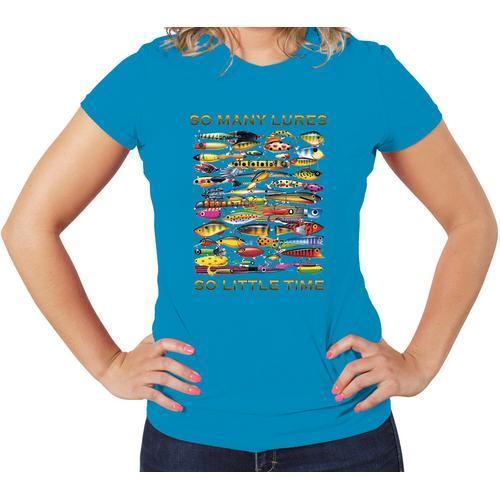 Fishing Women T-Shirt Assprted Colors