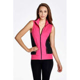 Women's Color Block Active Vest Jacket